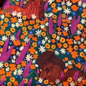 Big Bud Press Trousers - Limited Edition Alexis Page Meadow Print